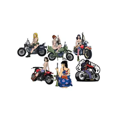 Стікерпак "1133 GIRLS&ROAD" 6 шт