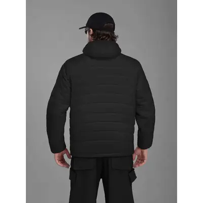 Куртка BEZET Quest стеганная демисезонная с утеплителем Hollowsoft Черная-3XL