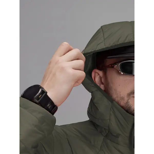 Куртка BEZET Quest стьобана демісезонна з утеплювачем Hollowsoft Хакі-XL
