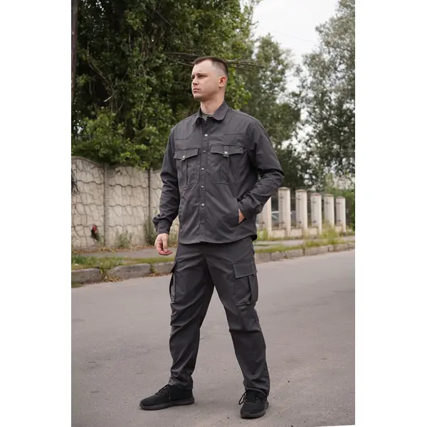 Демисезонный костюм KL Comfort для повседневной носки Grey -50