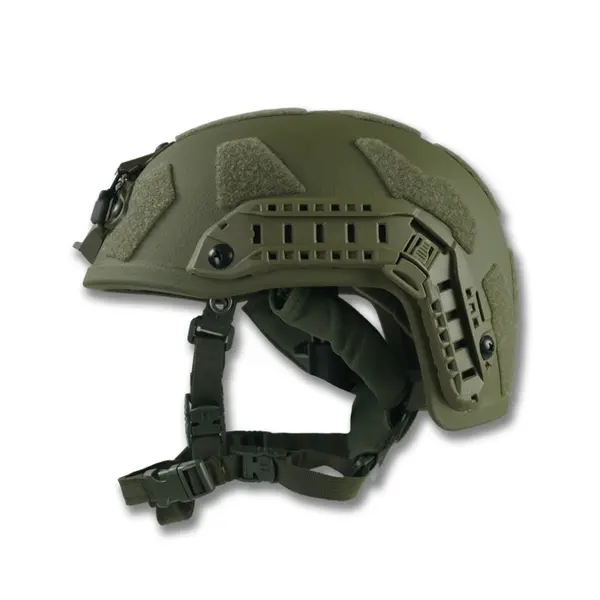 Балістичний шолом покращений FAST PE GEN III AGGRESSIVE Olive XL