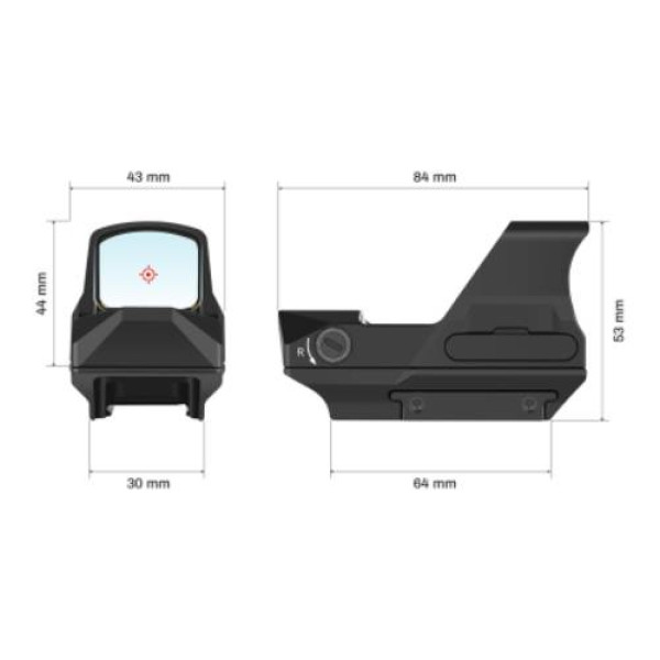 Прицел коллиматорный Spina STO-30T