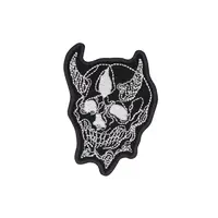 Патч тактичний "NS Skull" white