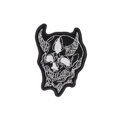 Патч тактичний "NS Skull" white
