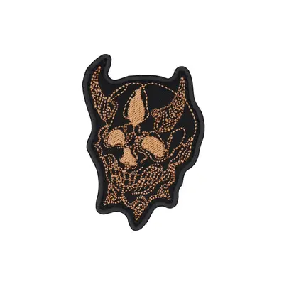 Патч тактичний "NS Skull" gold