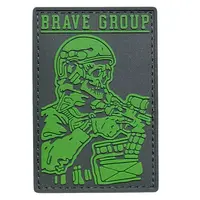 ПВХ патч тактичний «BRAVE GROUP» олива