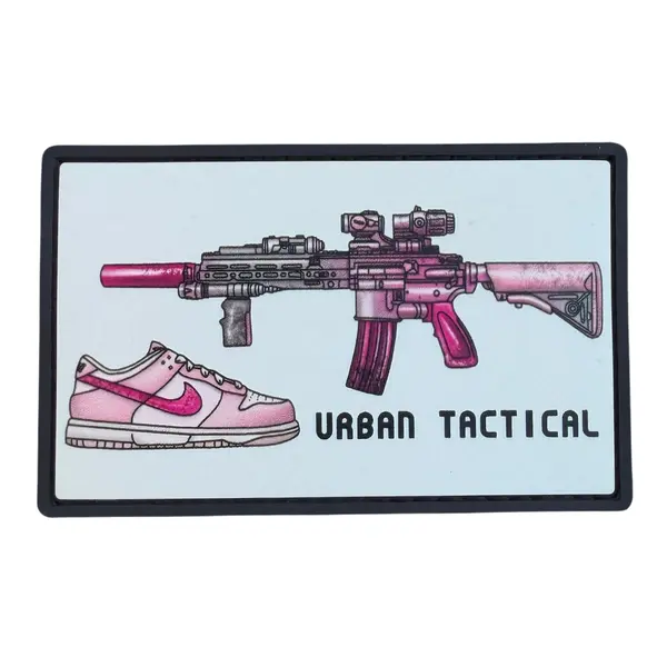 ПВХ патч тактический «URBAN TACTICAL» NIKE pink