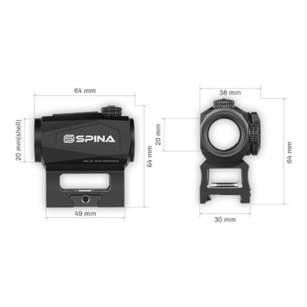 Коллиматорный прицел Spina AWL-20