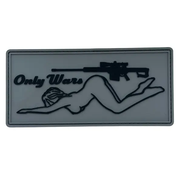 Патч тактический "OnlyWars Girl" Grey
