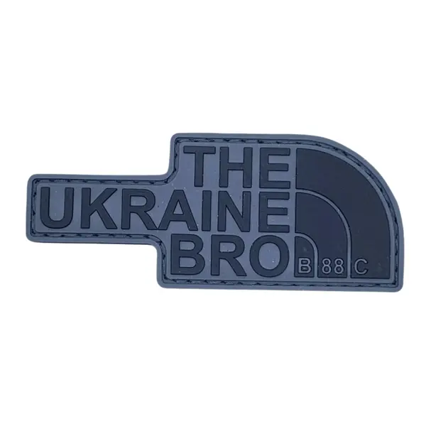 ПАТЧ тактический "THE UKRAINE BRO" GREY