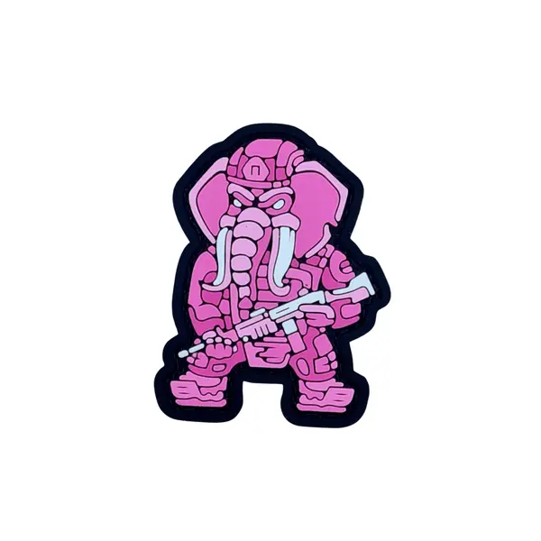 Патч тактичний "Slon mini" Pink