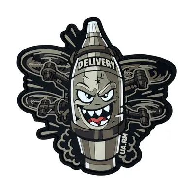 ПВХ патч тактичний «DELIVERY FPV(UARM)» койот
