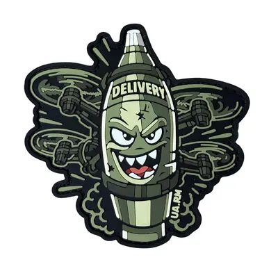 ПВХ патч тактичний «DELIVERY FPV(UARM)» олива
