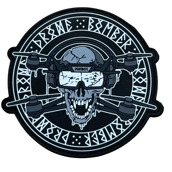ПВХ патч тактичний «DRONEBOMBER»