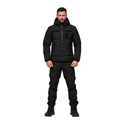 Куртка тактическая зимняя FS Черная-XS