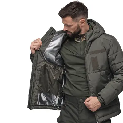 Куртка тактична зимова FS Хакі-3XL