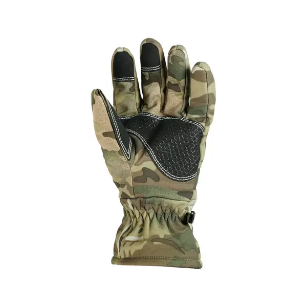 Рукавиці тактичні зимові SoftShell Мультикам з утеплювачем-L