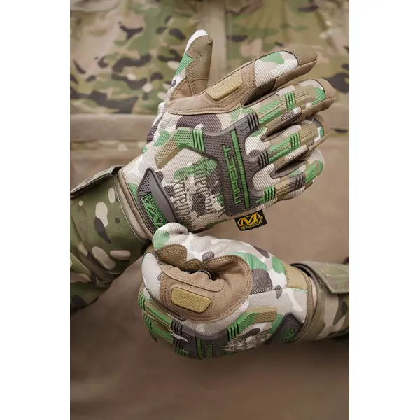 Тактичні зимові рукавички Mechanix M-Pact з утеплювачем Койот Мультикам-2XL