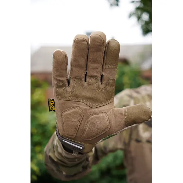 Тактичні зимові рукавички Mechanix M-Pact з утеплювачем Койот Мультикам-2XL