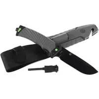 Нож Ganzo G8012V2-GY серый (G8012V2-GY) с паракордом