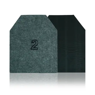 Бронеплити Miilux 4,2мм 2й клас захисту (комплект 2 шт)