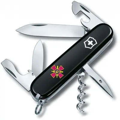 Нож Victorinox Spartan (12 функций) Black/Эмблема