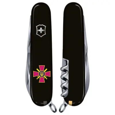 Нож Victorinox Spartan (12 функций) Black/Эмблема