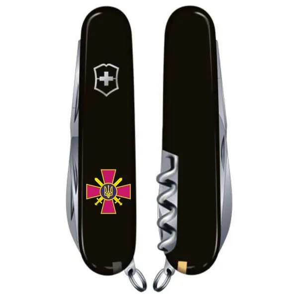 Нож Victorinox Spartan (12 функций) Black/Эмблема