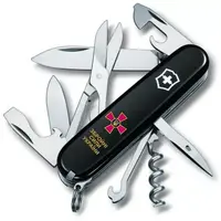 Нож Victorinox Climber (14 функций) Black/Эмблема ВСУ + Надпись ВСУ