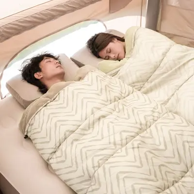 Спальний мішок Naturehike DP100 CNK2300SD012 лівий, бежевий