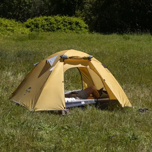 Палатка двухместная Naturehike P-Series NH18Z022-P, 210T/65D, темный хаки