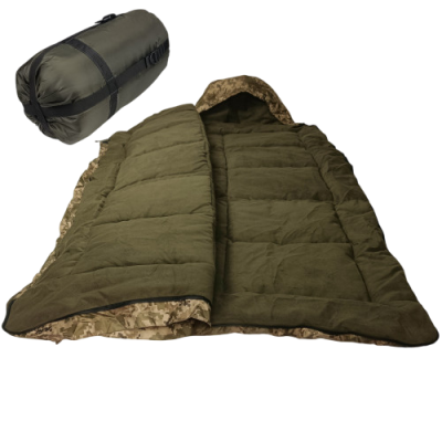 Спальный мешок Kiborg Alfa Fleece пиксель -20С 85*210
