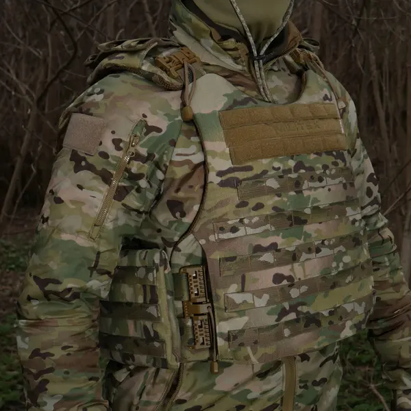 Бронежилет Militex Modular X-1 (Збільшена площа захисту) Multicam USA original (без підсумків)