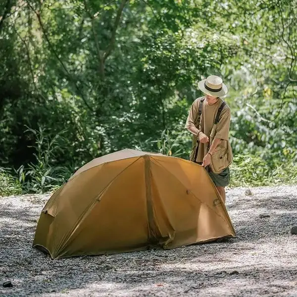 Одноместная коричневая палатка Naturehike NH22ZP020