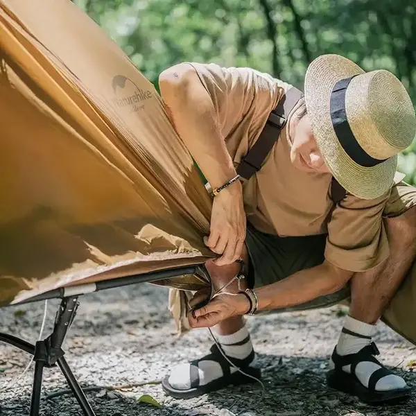 Одноместная коричневая палатка Naturehike NH22ZP020