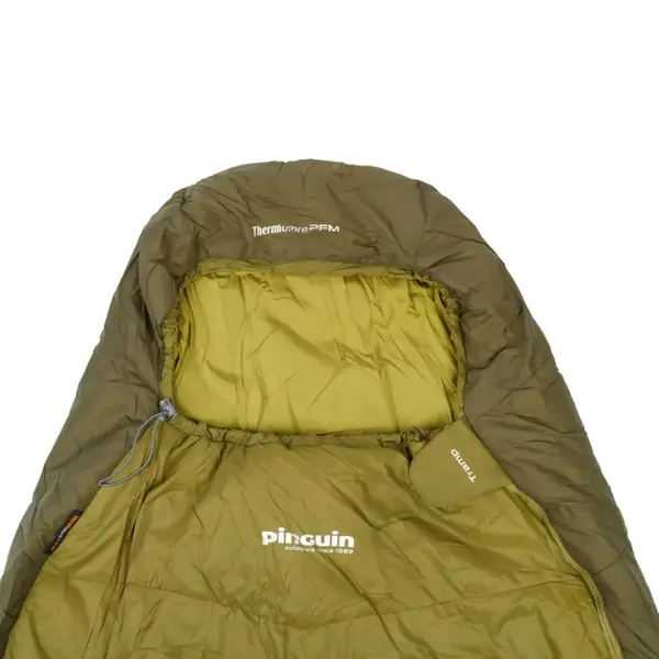 Спальный мешок Pinguin Tramp (11/7°C), 185 см - Left Zip, Хаки