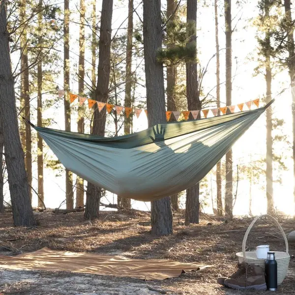 Подвійний гамак Naturehike подвійний оливковий