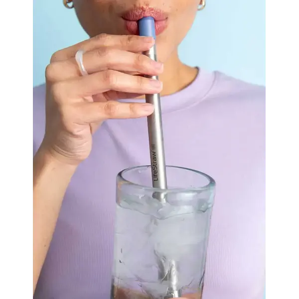 Фільтр для води LifeStraw SIP, 1 шт з футляром для перенесення, Midnight Blue