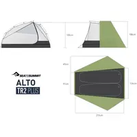 Палатка двухместная Telos TR2 Plus, Fabric Inner, Sil/PeU, Green (STS ATS2040-02170402)