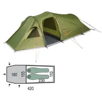 Pinguin Storm 2 Dural Two-Person Tent, Green (PNG 147.2)   Pinguin Storm 2 Dural Two-Person Tent, Green (PNG 147.2)