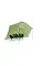Намет тримісний Telos TR3 Plus, Fabric Inner, Sil / PeU, Green від Sea to Summit (STS ATS2040-02180406)