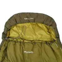 Лівостороній спальний мішок-ковдра Pinguin Safari (4/1°C), 190 см - Хакі