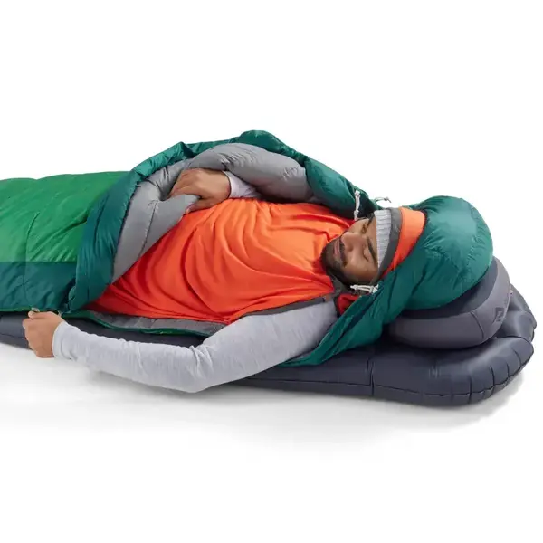 Лівостороній спальний мішок Sea to Summit Ascent -1C/30F Long, Rain Forest Green 198 см