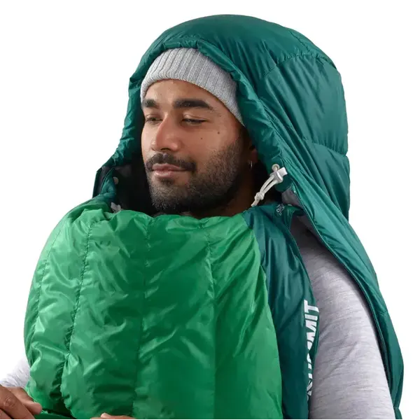Лівостороній спальний мішок Sea to Summit Ascent -1C/30F Long, Rain Forest Green 198 см