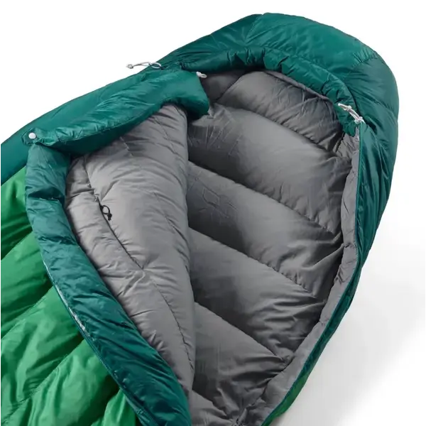 Лівостороній спальний мішок Sea to Summit Ascent -1C/30F Long, Rain Forest Green 198 см