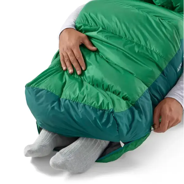 Лівостороній спальний мішок Sea to Summit Ascent -1C/30F Long, Rain Forest Green 198 см