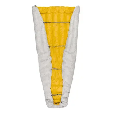 Спальний мішок-квілт безблискавки Sea to Summit (10/4°C) — 183 см, Світло сірий/Жовтий