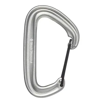 Серый карабин Black Diamond LiteWire