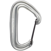 Сірий карабін Black Diamond MiniWire (23 г)