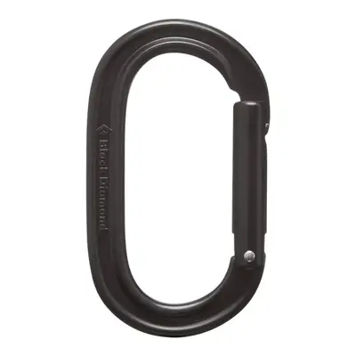 Черный карабин без муфты Black Diamond Oval с технологией KeyLock